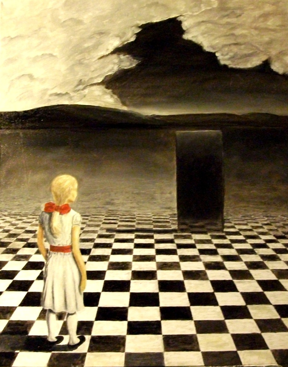 Girl Contemplating a Monolith as Composed by Apollodorus