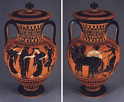Attic Vase, Exekias, 6th Century BC