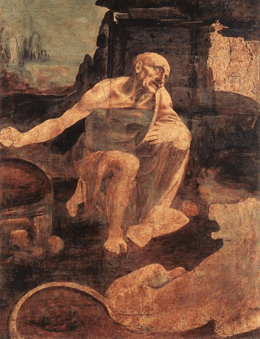 St. Jerome by Leonardo Da Vinci