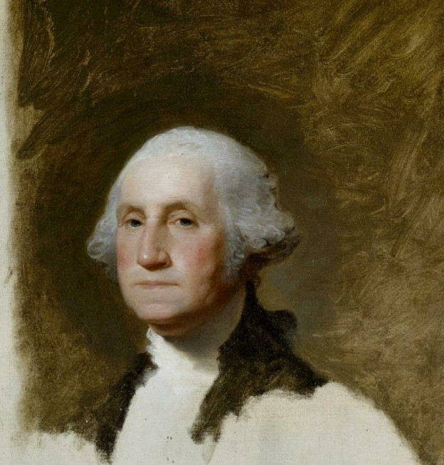 Unfinished Portrait of George Washington, Gilbert Stuart