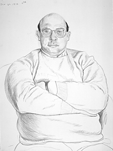 Jeff Burkhart, Crayon, David Hockney 1994