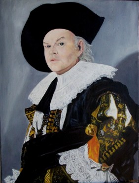 Self-Portrait in the Manner of Frans Hals.