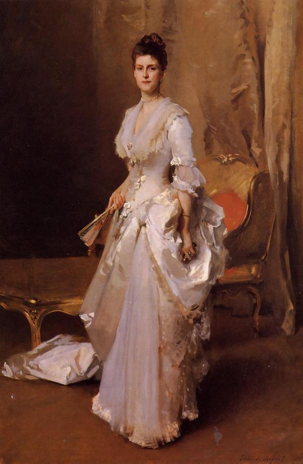 Mrs. Henry White, Oil on Canvas, 1883.
