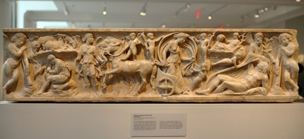 Roman Sarcophagus with Endymion, Mid-Second Century, Metropolitan Museum of Art, New York City.
