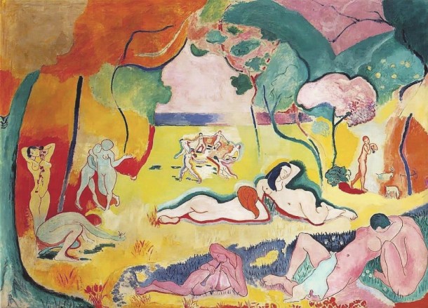 Le Bonheur de Vivre, Oil on canvas, Henri Matisse, 1905-6.