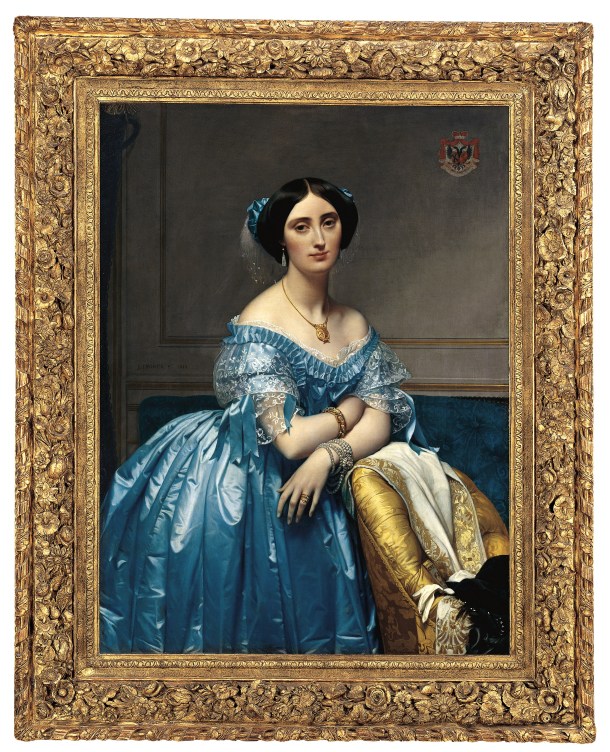 The Princesse de Broglie, Oil on Canvas, Metropolitan Museum, New York, Jean-Auguste-Dominique Ingres, 1851-53.