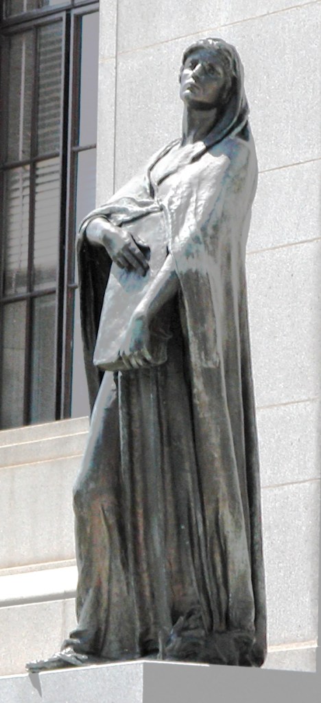 Statue of Truth Before the Canadian Supreme Court.