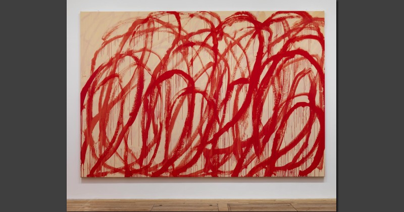 Untitled, Oil on Canvas, Cy Twombly, Tate Modern, 2008.